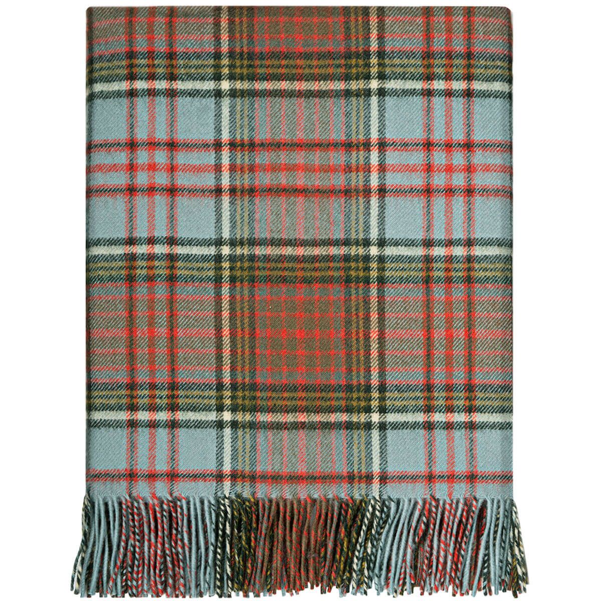 Anderson Weathered Tartan Lambswool Blanket